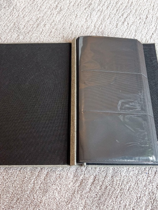 Luna & Lily Travel Photo Album Scrapbook – Linen Cover – Neutral Grey - NWT - Picture 2 of 3